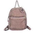 Rucksack Braided Suede Betty B3.7635 Stone Grey, Farbe: grau, Marke: Harbour 2nd, EAN: 4046478034501, Abmessungen in cm: 28x22x11, Bild 1 von 5