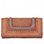 Geldbörse Braided Suede Dahlia B3.1628 Charming Cognac, Farbe: cognac, Marke: Harbour 2nd, EAN: 4046478034686, Abmessungen in cm: 18.5x9x4, Bild 1 von 3