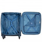 Koffer Indiscrete 55 cm Nachtblau, Farbe: blau/petrol, Marke: Delsey, EAN: 3219110403077, Abmessungen in cm: 40x55x20, Bild 3 von 6