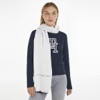 Schal Essential Flag Scarf Space Blue White, Farbe: blau/petrol, Marke: Tommy Hilfiger, EAN: 8720643589701, Bild 2 von 3