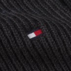 Schal Essential Flag Scarf, Farbe: schwarz, grau, blau/petrol, taupe/khaki, beige, Marke: Tommy Hilfiger, Abmessungen in cm: 25x180x0, Bild 3 von 3