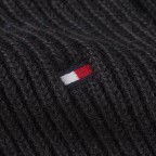 Schal Essential Flag Scarf Black, Farbe: schwarz, Marke: Tommy Hilfiger, EAN: 8720645292791, Abmessungen in cm: 25x180x0, Bild 3 von 3