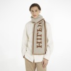 Schal Monotype Scarf Desert Khaki, Farbe: braun, Marke: Tommy Hilfiger, EAN: 8720645287803, Abmessungen in cm: 28x190x0, Bild 2 von 3