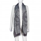 Schal Erica 4G-Logo, Farbe: anthrazit, braun, Marke: Guess, Abmessungen in cm: 32x190x0.5, Bild 2 von 5