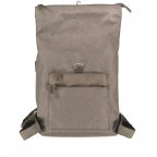 Rucksack Bergen Rolltop Taupe, Farbe: taupe/khaki, Marke: Jost, EAN: 4025307743203, Abmessungen in cm: 30x35x9, Bild 5 von 8