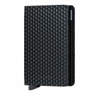 Geldbörse Slimwallet Cubic Black, Farbe: schwarz, Marke: Secrid, EAN: 8718215286417, Abmessungen in cm: 6.8x10.2x1.6, Bild 1 von 4