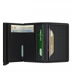 Geldbörse Slimwallet Cubic Black, Farbe: schwarz, Marke: Secrid, EAN: 8718215286417, Abmessungen in cm: 6.8x10.2x1.6, Bild 3 von 4