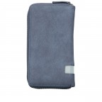 Geldbörse Mademoiselle Wallet MW2 Nubuk Blue, Farbe: blau/petrol, Marke: Zwei, EAN: 4250257916968, Abmessungen in cm: 19.5x10x3, Bild 3 von 5