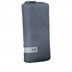 Geldbörse Mademoiselle Wallet MW2 Nubuk Blue, Farbe: blau/petrol, Marke: Zwei, EAN: 4250257916968, Abmessungen in cm: 19.5x10x3, Bild 2 von 5