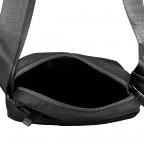 Umhängetasche Swiss Cross Shoulderbag SVZ Black, Farbe: schwarz, Marke: Strellson, EAN: 4053533808441, Abmessungen in cm: 20x25x5, Bild 6 von 6
