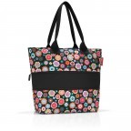 Shopper E1 Happy Flowers, Farbe: schwarz, Marke: Reisenthel, EAN: 4012013704611, Bild 2 von 3