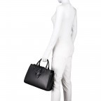 Handtasche Kira Black, Farbe: schwarz, Marke: AIGNER, EAN: 4055539226120, Abmessungen in cm: 32x25x15, Bild 5 von 5
