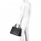 Handtasche Lana 133-718 Black, Farbe: schwarz, Marke: AIGNER, EAN: 4055539226373, Abmessungen in cm: 28x21x13, Bild 5 von 5