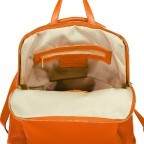 Rucksack / Umhängetasche Dollaro Orange, Farbe: orange, Marke: Hausfelder Manufaktur, EAN: 4065646003002, Abmessungen in cm: 29x38x11, Bild 7 von 7