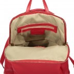 Rucksack / Umhängetasche Dollaro Hellrot, Farbe: rot/weinrot, Marke: Hausfelder Manufaktur, EAN: 4065646002982, Abmessungen in cm: 29x38x11, Bild 7 von 7