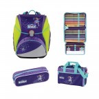 Schulranzen Alpha Set 4-teilig Dance, Farbe: flieder/lila, Marke: Scout, EAN: 4007953416830, Abmessungen in cm: 32x40x25, Bild 1 von 11