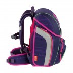 Schulranzen Genius Set 4-teilig Flower Princess, Farbe: flieder/lila, Marke: Scout, EAN: 4007953419572, Abmessungen in cm: 31x29x22, Bild 3 von 10