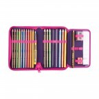 Schulranzen Genius Set 4-teilig Flower Princess, Farbe: flieder/lila, Marke: Scout, EAN: 4007953419572, Abmessungen in cm: 31x29x22, Bild 8 von 10