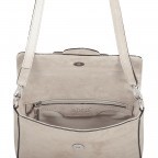 Schultertasche Suede Light Grey, Farbe: grau, Marke: Abro, EAN: 4061724056748, Abmessungen in cm: 21x16x5, Bild 6 von 6