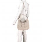 Tasche Suede Light Grey, Farbe: grau, Marke: Abro, EAN: 4061724053259, Abmessungen in cm: 32x32x10, Bild 5 von 8