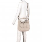 Tasche Suede Light Grey, Farbe: grau, Marke: Abro, EAN: 4061724053259, Abmessungen in cm: 32x32x10, Bild 6 von 8