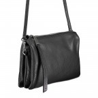 Schultertasche Adria Black Nickel, Farbe: schwarz, Marke: Abro, EAN: 4061724059565, Abmessungen in cm: 25x18x5, Bild 2 von 5