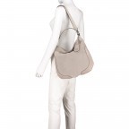 Tasche Suede Zinc Light Grey, Farbe: grau, Marke: Abro, EAN: 4061724046930, Abmessungen in cm: 38.5x34x3, Bild 5 von 8