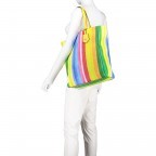 Shopper Stripe Multicolor Yellow, Farbe: bunt, Marke: Abro, EAN: 4061724038089, Abmessungen in cm: 32.5x38x13, Bild 3 von 6