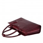 Shopper Crocodile SO-CROCO Burgundy, Farbe: rot/weinrot, Marke: Socha, EAN: 4029276048741, Abmessungen in cm: 46x32x13, Bild 8 von 9