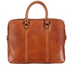 Aktentasche Cognac, Farbe: cognac, Marke: Hausfelder Manufaktur, EAN: 4065646000421, Abmessungen in cm: 37x29x6, Bild 3 von 7