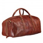 Reisetasche Größe S Braun, Farbe: braun, Marke: Hausfelder Manufaktur, EAN: 4065646000605, Abmessungen in cm: 50x25x28, Bild 2 von 7