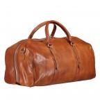 Reisetasche Größe S Cognac, Farbe: cognac, Marke: Hausfelder Manufaktur, EAN: 4065646000612, Abmessungen in cm: 50x25x28, Bild 2 von 7