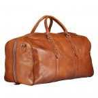 Reisetasche Größe L Cognac, Farbe: cognac, Marke: Hausfelder Manufaktur, EAN: 4065646000636, Abmessungen in cm: 53x28x30, Bild 2 von 7