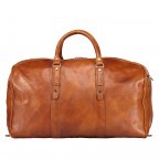 Reisetasche Größe L Cognac, Farbe: cognac, Marke: Hausfelder Manufaktur, EAN: 4065646000636, Abmessungen in cm: 53x28x30, Bild 3 von 7