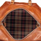 Reisetasche Größe L Cognac, Farbe: cognac, Marke: Hausfelder Manufaktur, EAN: 4065646000636, Abmessungen in cm: 53x28x30, Bild 5 von 7