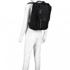 Rucksack Macaroon Large Größe 18 Liter All Black, Farbe: schwarz, Marke: Doughnut, EAN: 4897065907179, Abmessungen in cm: 32x45x12.5, Bild 2 von 3