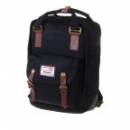 Rucksack Macaroon Volumen 16 Liter Black, Farbe: schwarz, Marke: Doughnut, EAN: 4897065900675, Abmessungen in cm: 28x38x11, Bild 2 von 7