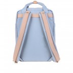 Rucksack Macaroon Volumen 16 Liter Light Blue, Farbe: blau/petrol, Marke: Doughnut, EAN: 4897065904833, Abmessungen in cm: 28x38x11, Bild 3 von 7