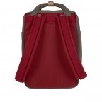 Rucksack Macaroon Bicolor Volumen 16 Liter Wine Grey, Farbe: rot/weinrot, Marke: Doughnut, EAN: 4897065903430, Abmessungen in cm: 28x38x11, Bild 3 von 8