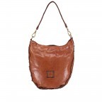 Beuteltasche Leder Cognac, Farbe: cognac, Marke: Campomaggi, EAN: 8054302199346, Abmessungen in cm: 32x32x4.5, Bild 4 von 8