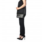 Abendtasche Logo Oro Silber, Farbe: metallic, Marke: Love Moschino, EAN: 8032698611871, Abmessungen in cm: 22x13.5x6.5, Bild 2 von 2