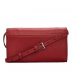 Umhängetasche Essentials Clutch Italian Red, Farbe: rot/weinrot, Marke: Liebeskind Berlin, EAN: 4058629087274, Abmessungen in cm: 21x11.5x4, Bild 4 von 5