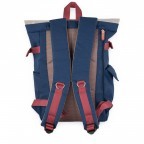 Rucksack Norikura Rolltop Navy, Farbe: blau/petrol, Marke: Harvest Label, EAN: 4260594130347, Abmessungen in cm: 26x40x13, Bild 5 von 9