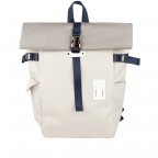 Rucksack Norikura Rolltop Weiß, Farbe: weiß, Marke: Harvest Label, EAN: 4260594130125, Abmessungen in cm: 26x40x13, Bild 1 von 10