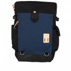 Rucksack Washiba Toploader Navy, Farbe: blau/petrol, Marke: Harvest Label, EAN: 4260594130521, Abmessungen in cm: 28x48x13, Bild 1 von 5