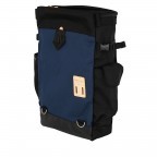 Rucksack Washiba Toploader Navy, Farbe: blau/petrol, Marke: Harvest Label, EAN: 4260594130521, Abmessungen in cm: 28x48x13, Bild 2 von 5
