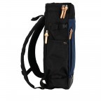 Rucksack Washiba Toploader Navy, Farbe: blau/petrol, Marke: Harvest Label, EAN: 4260594130521, Abmessungen in cm: 28x48x13, Bild 4 von 5