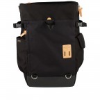 Rucksack Washiba Toploader Black, Farbe: schwarz, Marke: Harvest Label, EAN: 4260594130156, Abmessungen in cm: 28x48x13, Bild 1 von 7