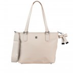 Handtasche Saffiano SAFFIANO-J19FSS Stone Shiny Silver, Farbe: beige, Marke: Jette, EAN: 4251617608318, Abmessungen in cm: 28x24x11, Bild 1 von 5