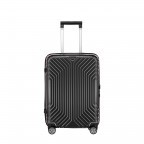 Koffer Tunes Spinner 55 Matte Cold Black, Farbe: schwarz, Marke: Samsonite, EAN: 5414847681042, Abmessungen in cm: 40x55x20, Bild 1 von 5